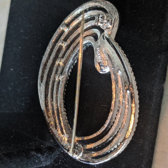 Monet © Vintage Silver Unique Designed Unisex Brooch - Picture 9 of 10